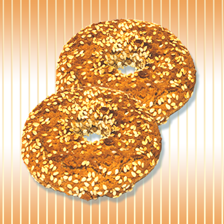Oat ring with sesame Oat ring with sesame
