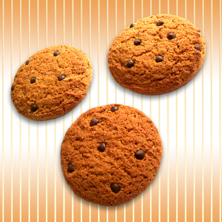 Oat cookies with chocolate Oat cookies with chocolate