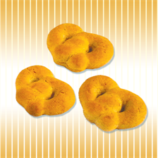 Pretzel with cinnamon