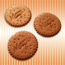 Cookie "Maria-Borzna" with cocoa Cookie "Maria-Borzna" with cocoa