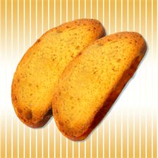 Rusks with mustard