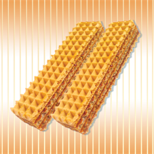 Waffles "Sweet tooth" with condensed milk Waffles "Sweet tooth" with condensed milk
